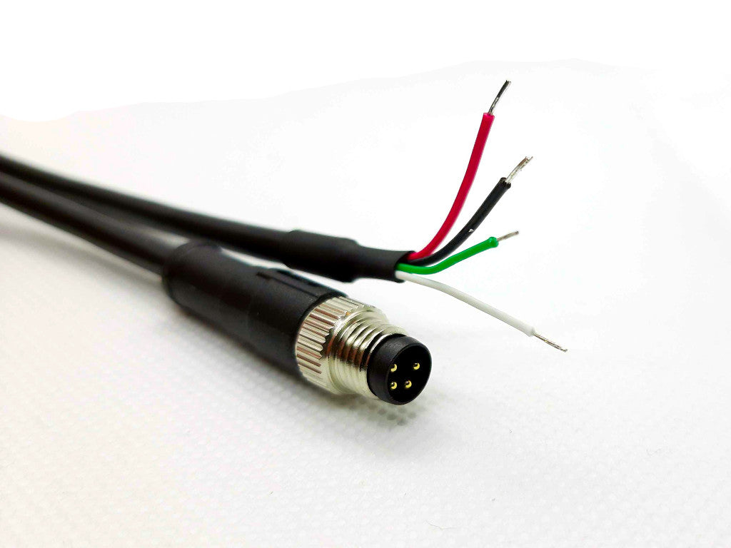 Discover Our Range of Male Pigtail Power Connectors with Coaxial Power Plug and Color-Coded Wires for Easy Polarity Identification