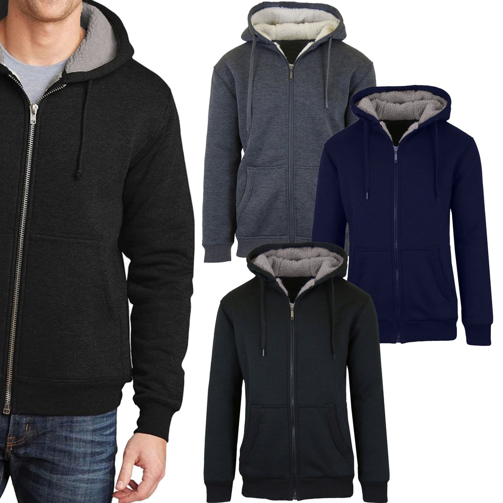 Unveiling the Best Deals and Reviews for Men's Athletic Sherpa Lined Zip Fleece Hoodies