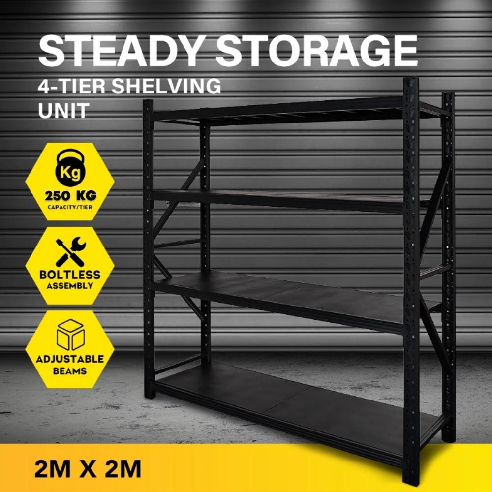 Get Organized Outdoors with Durable Metal Shelving in Calgary - Pick Up Only!