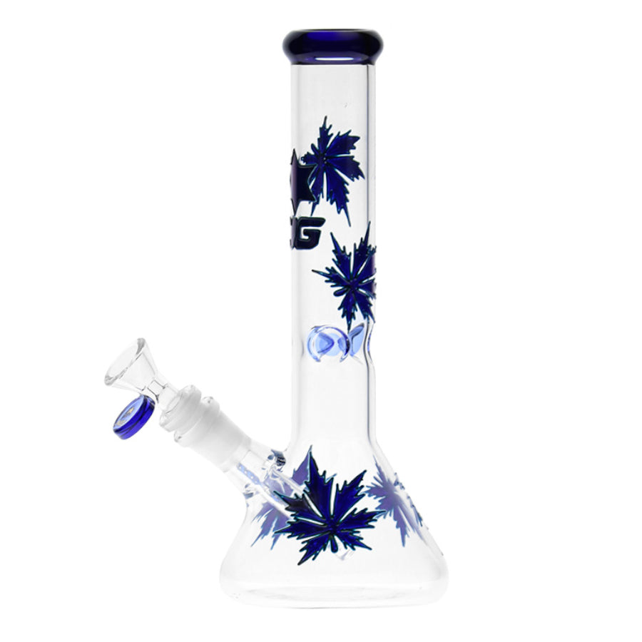 SANDBLASTED & ELECTROPLATED BEAKER BONG - PHOENIX - 12.5