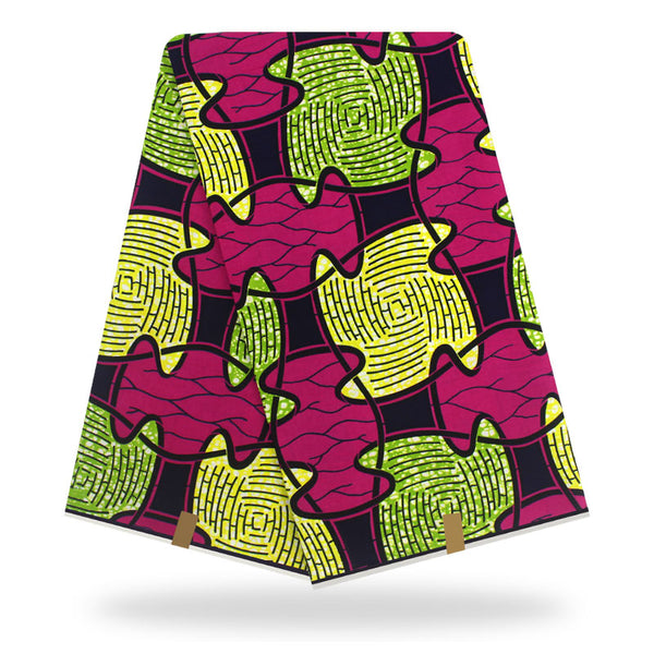 African Fabric 100% Cotton Fabric African Ankara Print Fabric 6 Yards queen bee jelly MODERN FABRICS