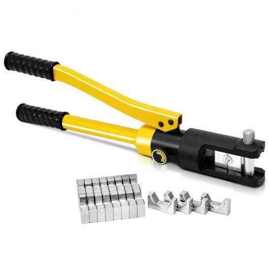 10T Hydraulic Crimper Battery Cable Crimping Tool Terminal Lug Crimper