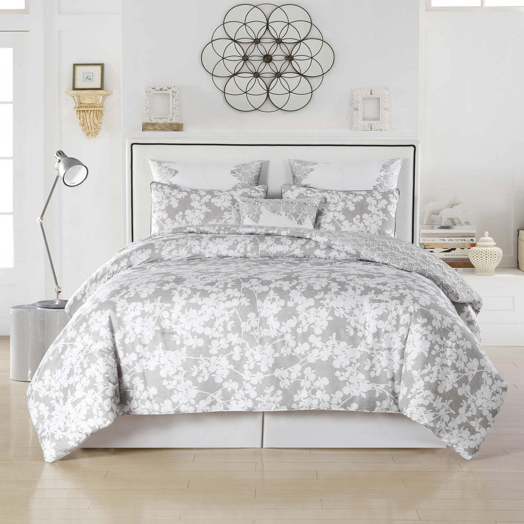 Floral <a href='/comforter/'>Comforter</a> Sets Queen : Decorative Flower <a href='/bedding-set/'>Bedding Set</a>s  Lostcoastshuttle Bedding Set