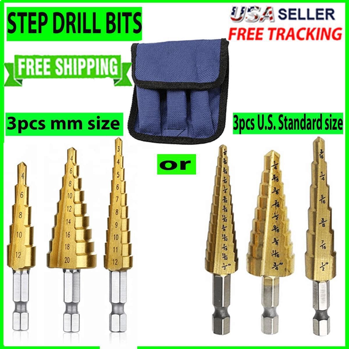 Titanium Set Drill Bits | Drill-bits.org