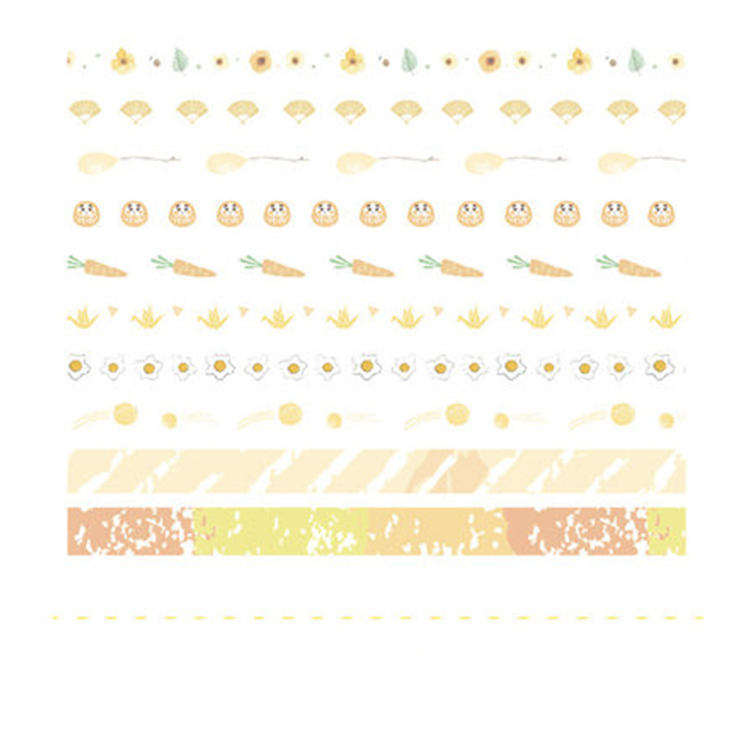 Mr.Eggplants Movie Film PET Washi Tape Roll and Samples Tokubetsumemori