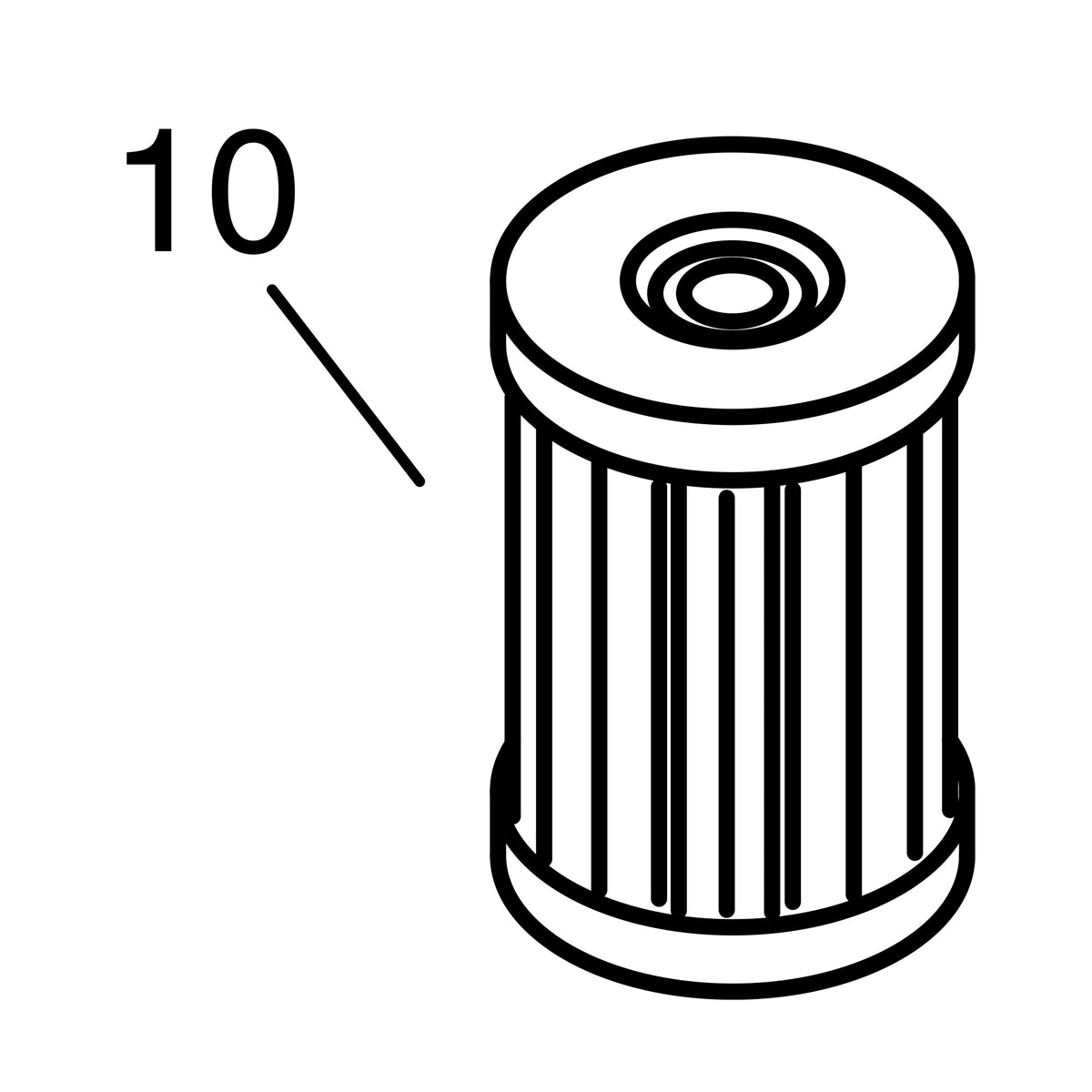 Parker/Racor Replacement Filter Element Spin On (R90P) - Southeast Power Systems