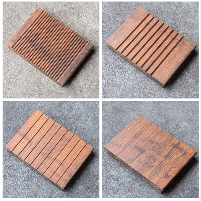 Eco Poly Bamboo Deck Tiles 1220 Kg/M³ Density With Low Expansion Rate 2