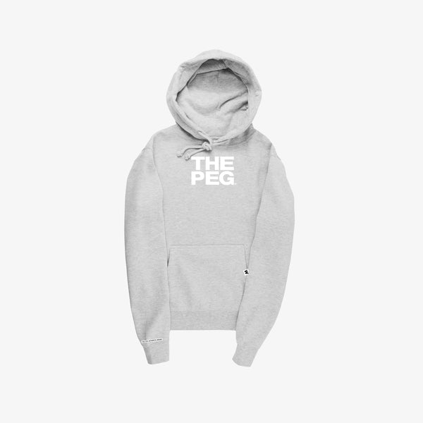 CLE College Pullover Hoodie - Navy/Red - Athletic Grey