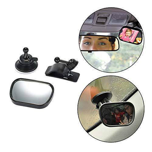 PME Rear View Mirror for Backseat with Baby- in- Car Sticker, Interior Car Suction Cup Windshield Mirror Strong Sucker Rear View Mirror for Baby Infant Child New | This Moms Review