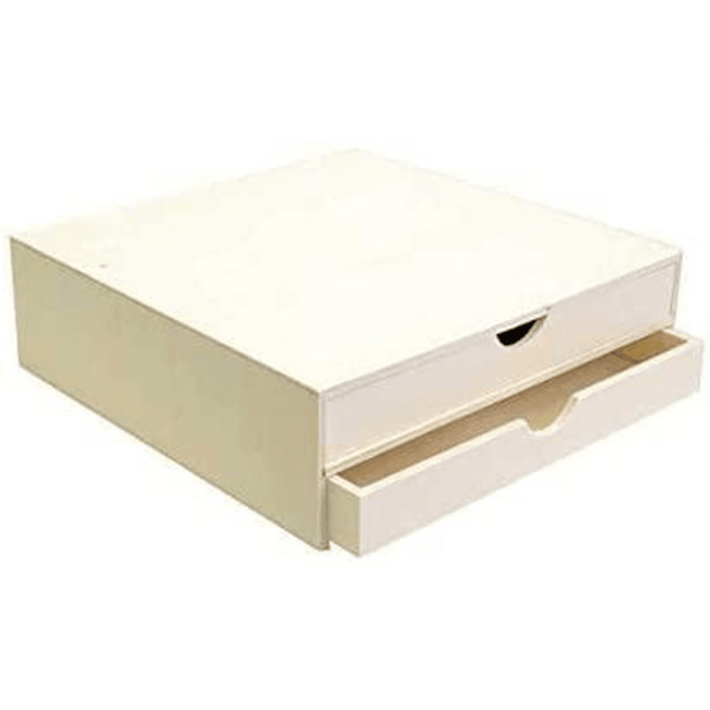 Drawer Organizer, Anumit Clear Plastic Storage Drawers with 2 Adjustable Drawer Dividers for Office, School, Kitchen, Dresser, Desk, Bedroom (2 Pack) | Old Mill Middle North