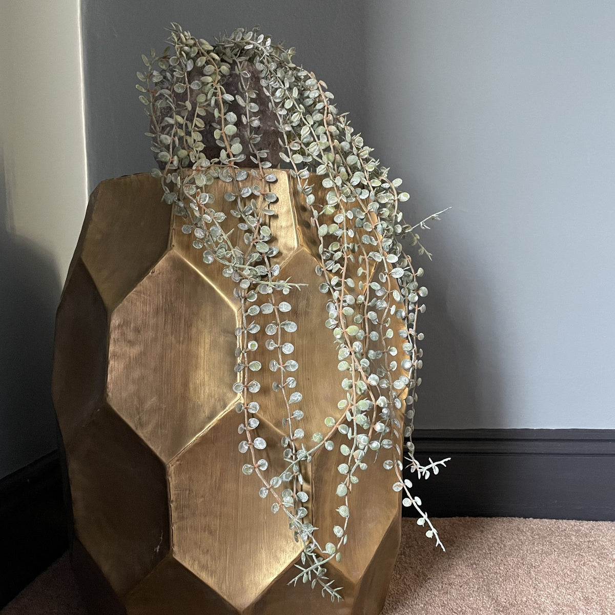 Faux Trailing Rhipsalis Vine Plant Artificial Green