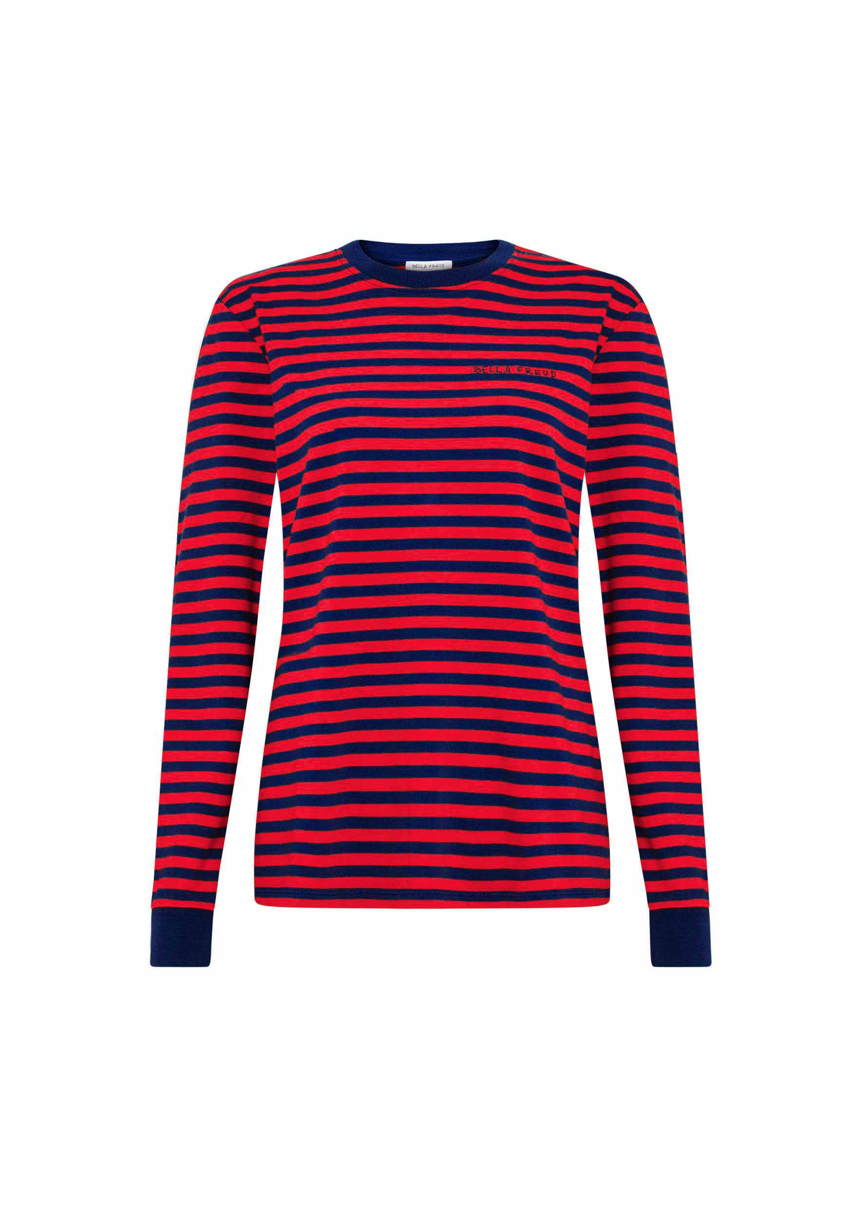 Michael Brushed Cotton | Long Sleeve | Check | Velcro Shirt | Navy and Red | The Able Label
