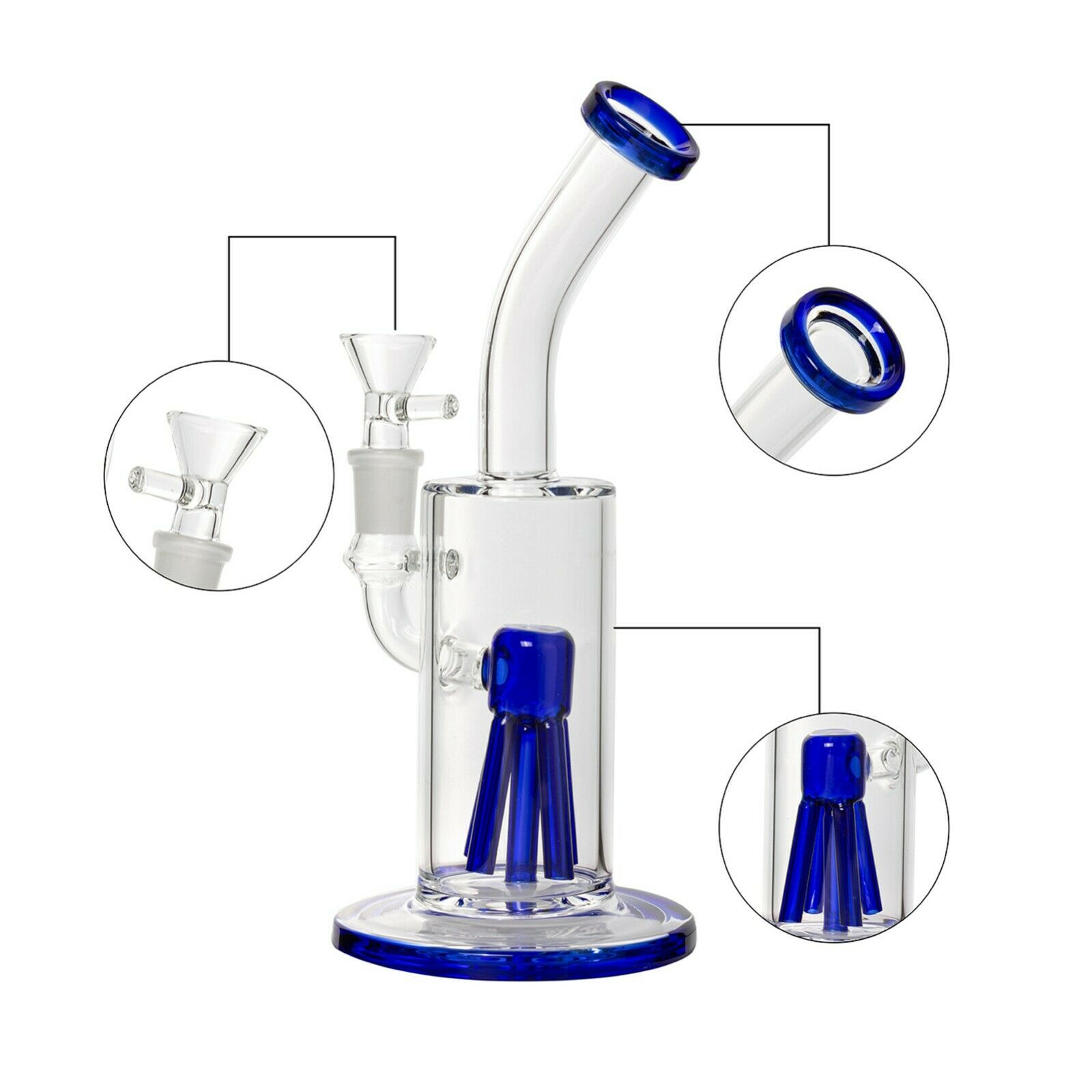 glass smoking water pipe bubbler