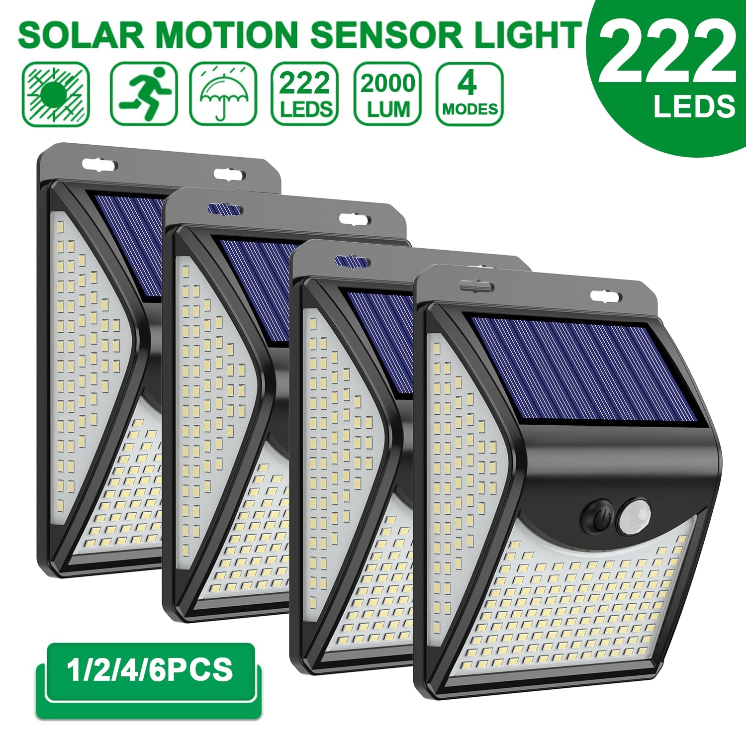100LED Solar Light Outdoor Motion Sensor Recharge Solar Wall Light Waterproof Emergency Led <a href='/light-for-street/'>Light For Street</a> Garden Porch Lamp China magnetic track light manufacturer
