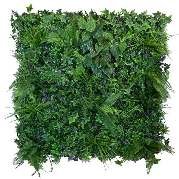 Artificial Living Wall Mixed Plant Panel with Ferns and Grasses - PCRS  PCDSOL