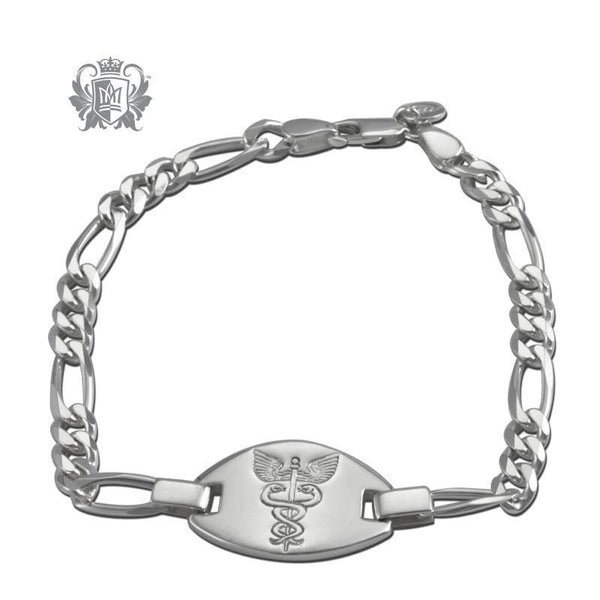 Deluxe Multi-Lingual Silicone Medical ID Bracelet