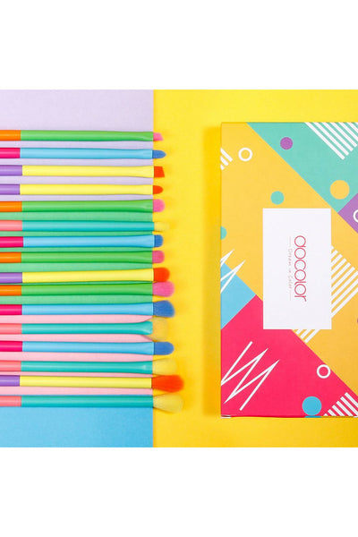 Professional Studio Pro Cosmetic Makeup 24pc Brush Set for Eye Shadow Blush Concealer Factory China - Guangzhou Choice Cosmetics Factory