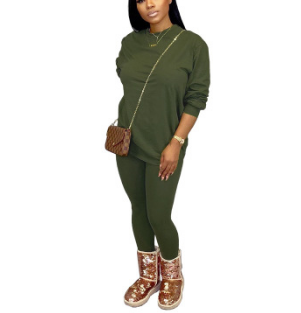 Spliced Two Piece Set Long Sleeve Sports Multi-pieces Outfit Sets (multicolor) | Wholesale clothes from china