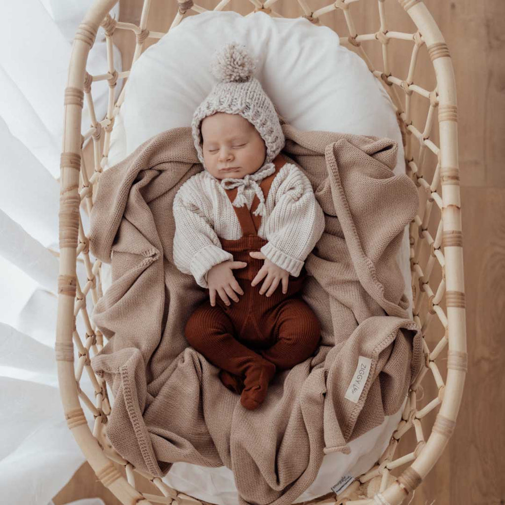 Roman Knit Blanket Lou Lou & Company