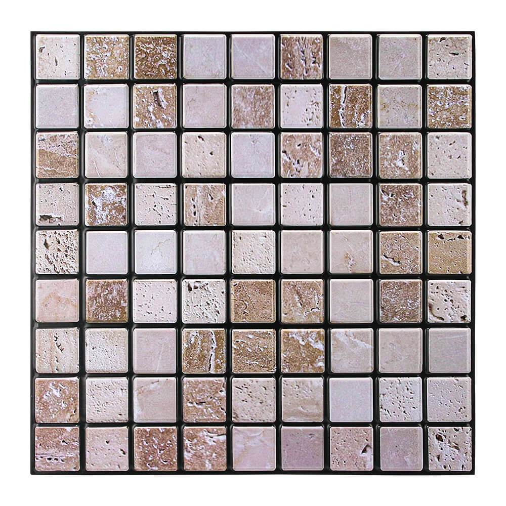 Peel And Stick Glass Mosaic Tile Stone Wall Tile Glass Mosaic Self Stick Kitchen Peel And Natural K Peel And Stick Tuscany Glass Mosaic Tile sarahcourtyoga.com