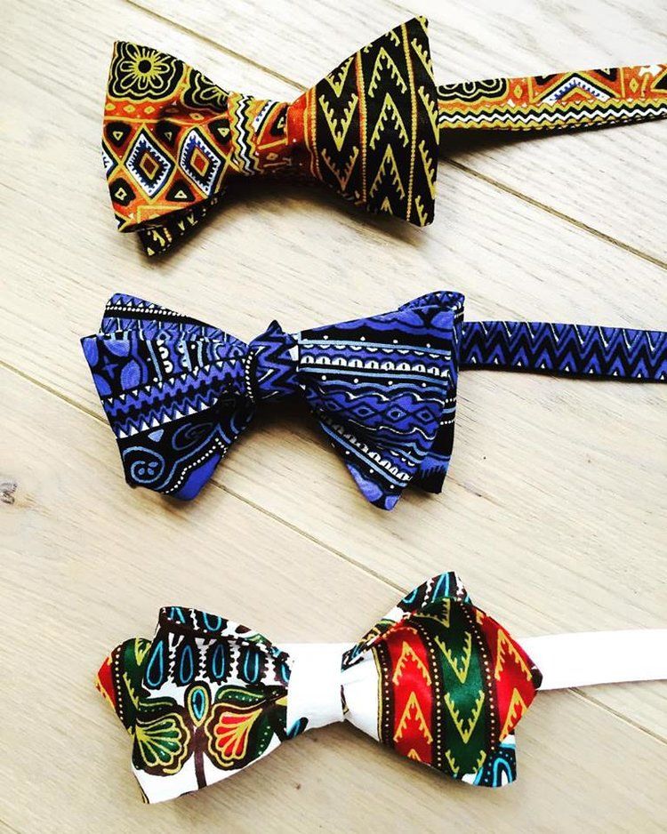 African Print Bow Ties danddclothing