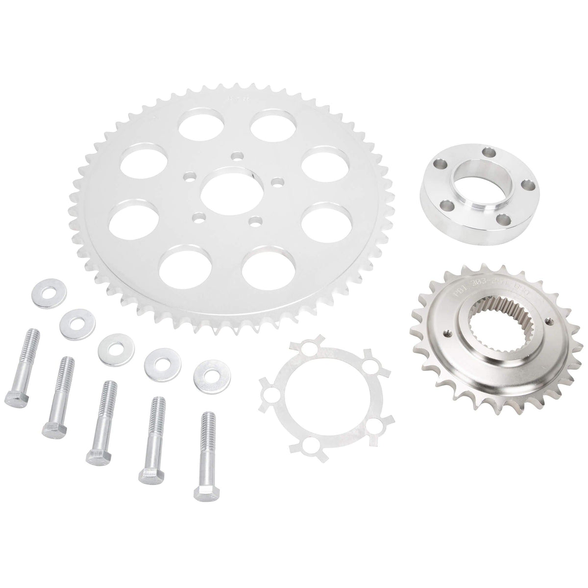 Colony #9939-6 Oil Filter Adapter Mounting Kit Chrome Allen Harley Twin Cam Dyna FLT 99-up Lowbrow Customs