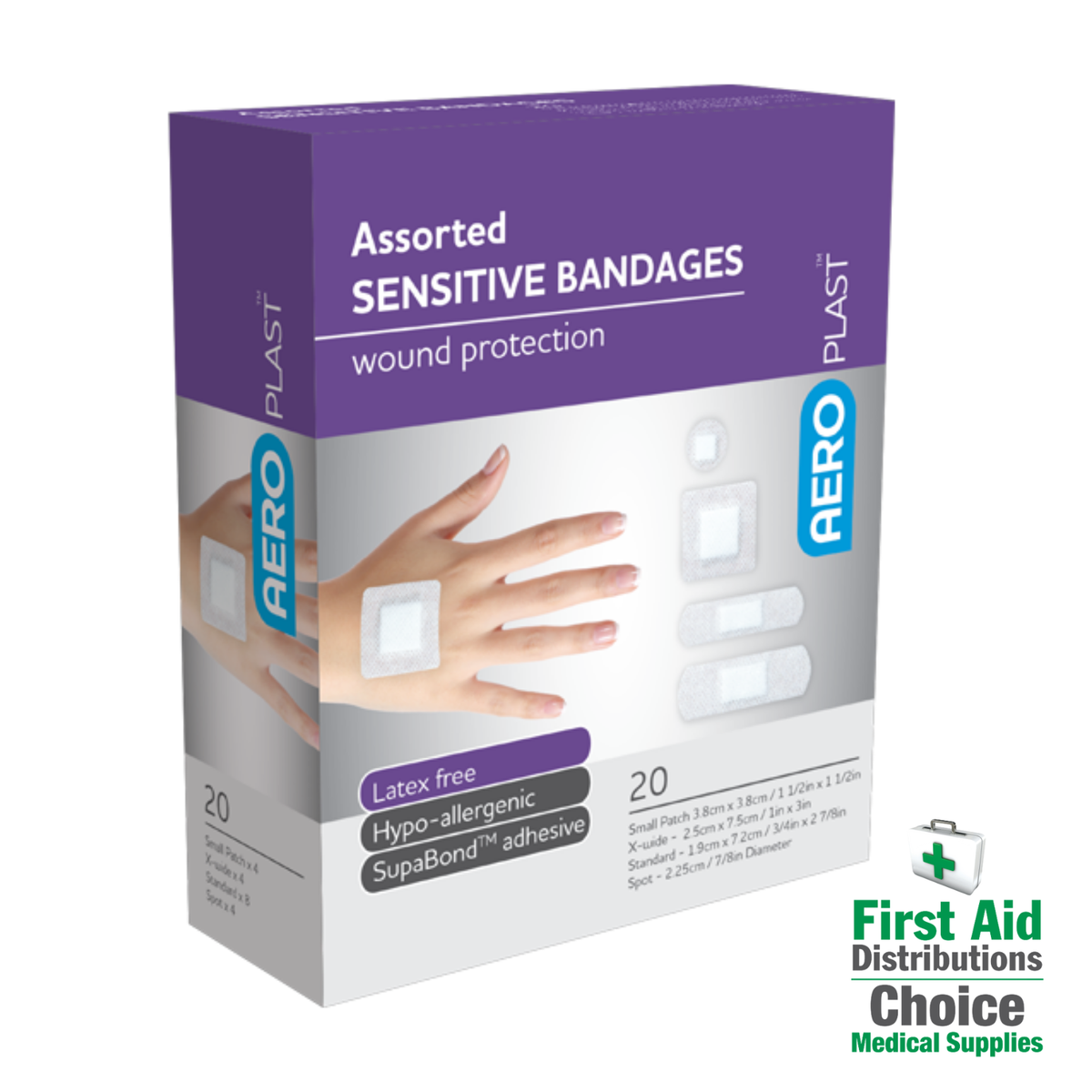 Elbow/Knee Plasters (Pack of 10) Mini First Aid