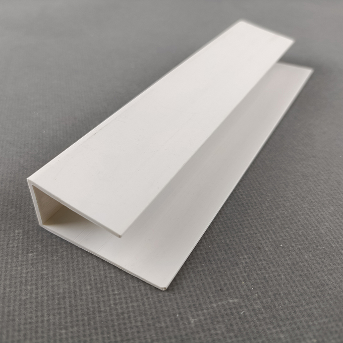 pvc End Cap moulding white black grey color slatwall panel decoretive moulding upvc jointer 3