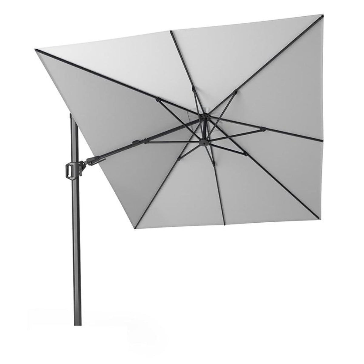 Pacific Lifestyle Riva Platinum Parasol - Grey 3 Metre  | JB Furniture