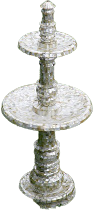 White Stone Water Fountain - ec91089723