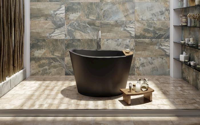 1650X780X580 Freestanding Artificial Stone Oval bathtub - Best Homeware & Living