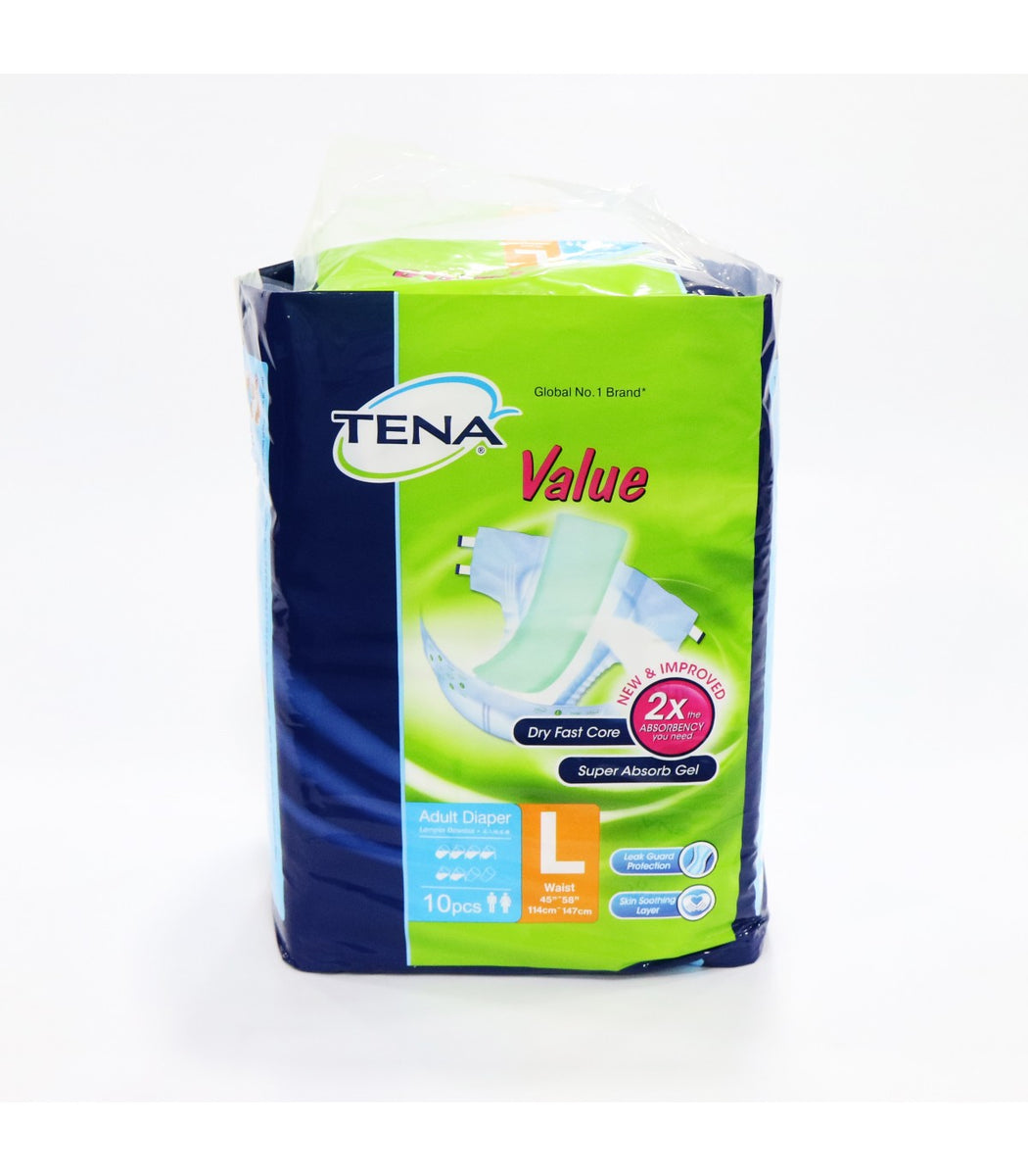 Adult <a href='/diapers/'>Diapers</a>, Tena Value, Medium | Incontinence | medicalsupplies.com.sg