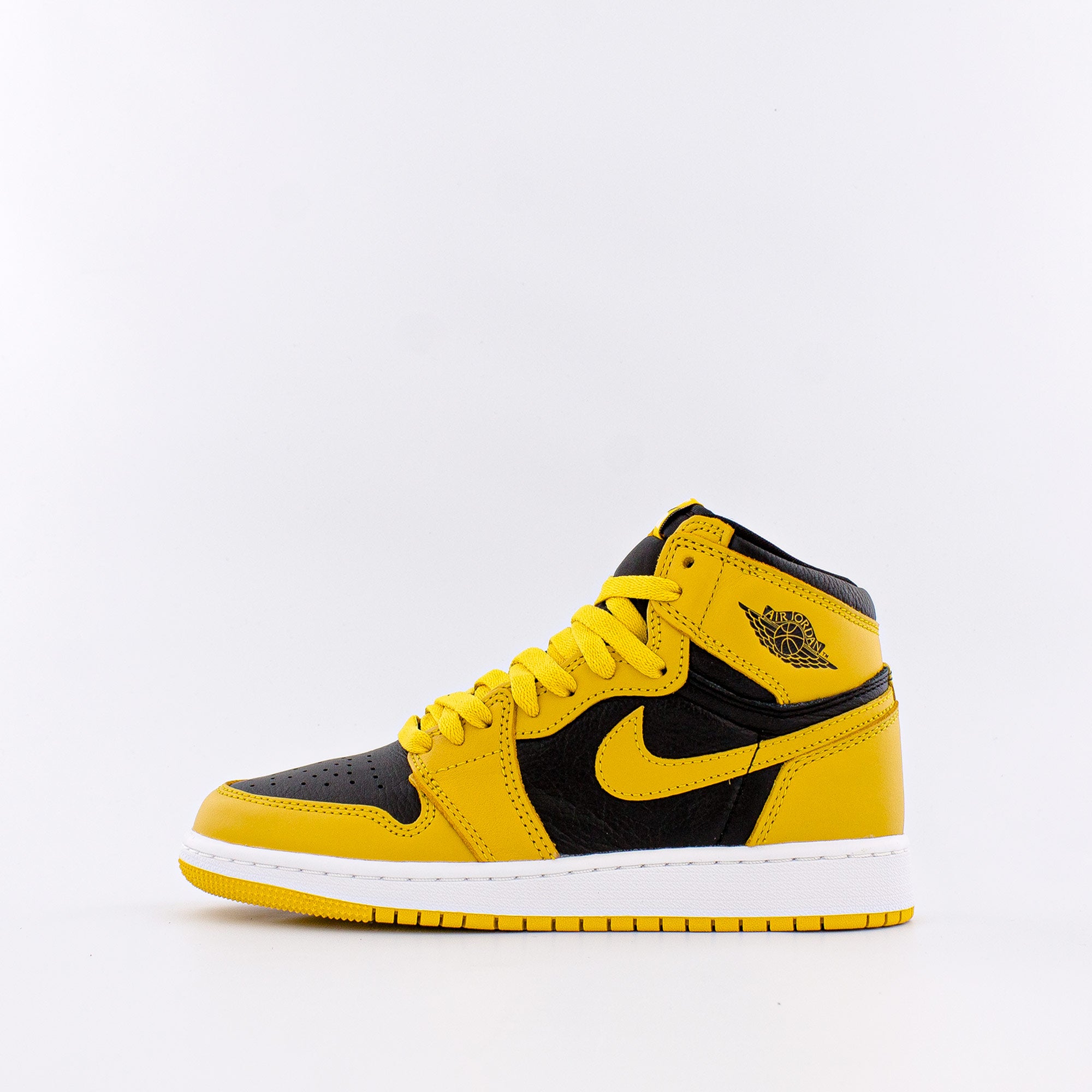 Big Kids Jordan 1 Retro High OG Volt Gold White/Black-Volt (575441 118)  - Internationalmale.co