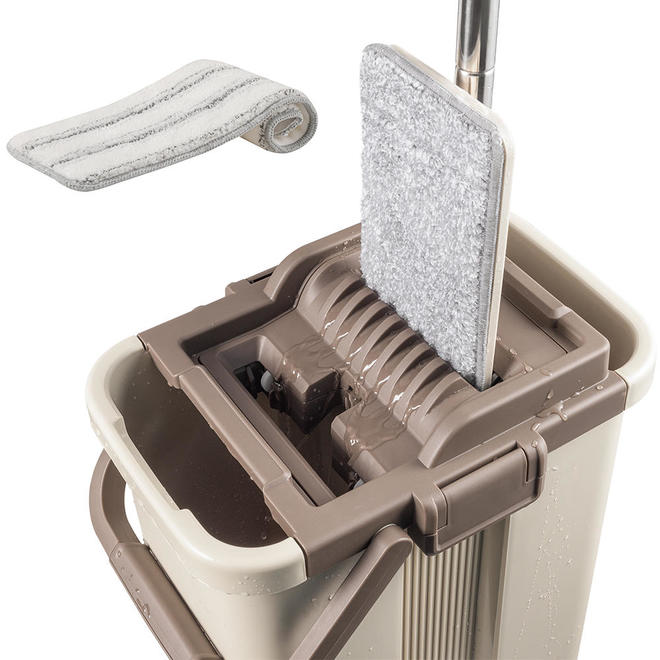 RUBBERMAID - KUTAWAY WEDGE MOP KIT, WHITE - Transtar Sanitation Supply Ltd