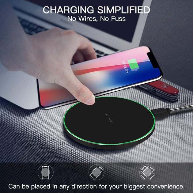 Choetech Dual Wireless Charger, QI Certified 5 Coils Fast Wireless Cha