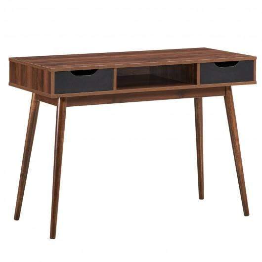 Buy Hampton 33.07 Accent Cabinet with 2 Shelves Solid Wood Legs in Black By Casagear Home | Casagear