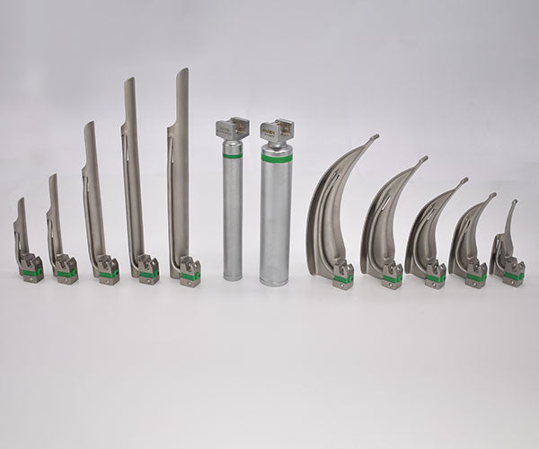 Macintosh laryngoscope blade - MetalMAX Green System Polio Macintosh - PROACT Medical  - stainless steel / fiber optic / disposable