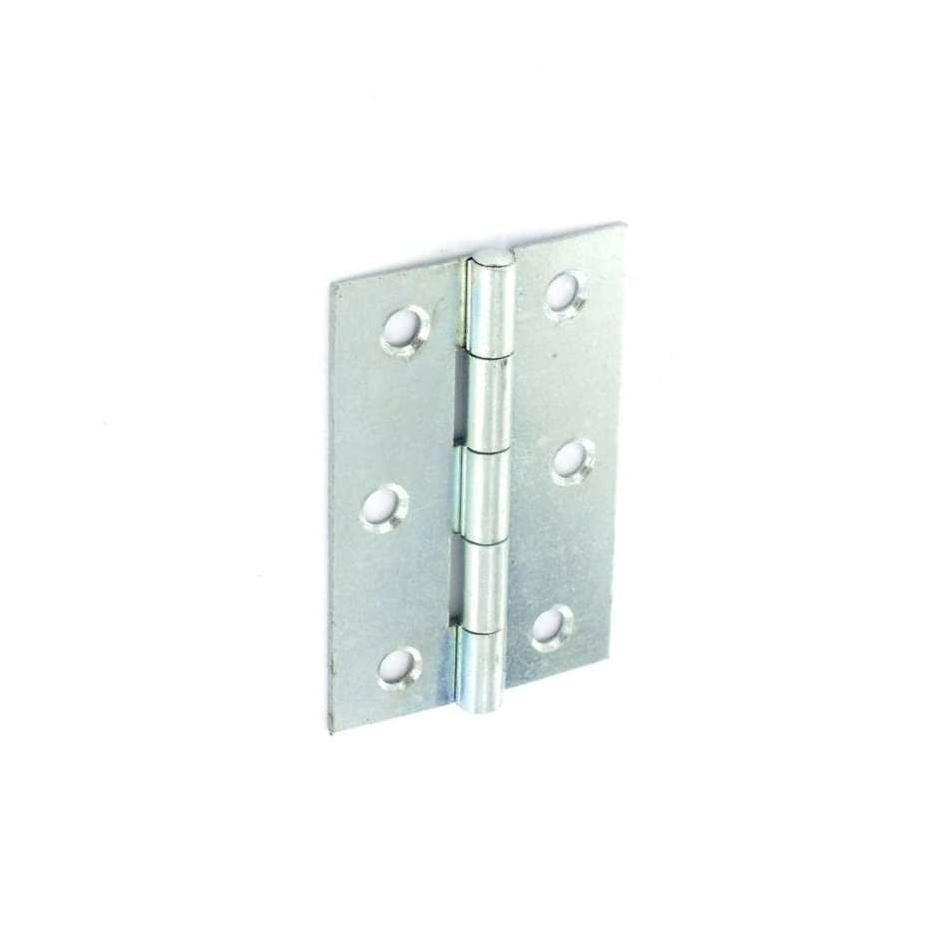 National Hardware N146-241 S113-700 Non-Removable Fixed Pin Narrow Hinge 2-1/2 Inch Zinc Plated Steel Bulk (038613146242-1)