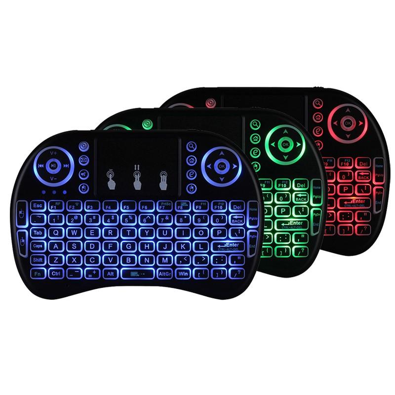 Hot!100% Original 2.4G Mini Fly Air Mouse Qwenty English Russian Wireless Keyboard Touchpad for Mini PC Android TV BOX Laptop Forsale!