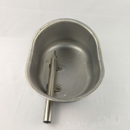 Oval stainless steel pig water bowl1165