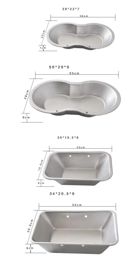 Stainless steel water level trough  (1)886