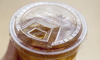 Lid for cold drinks | with straw slot | AMS Compostable