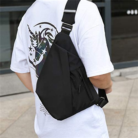 Anti-Thief Sling Bag - Slim, Lightweight & Water Resistant CrossBody Shoulder Bag/Chest Bag  