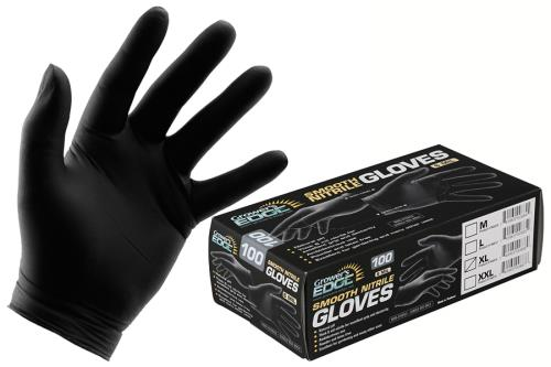 Grow Crew Black Powder Free Nitrile Gloves Medium (100/Box) direct from Growers House