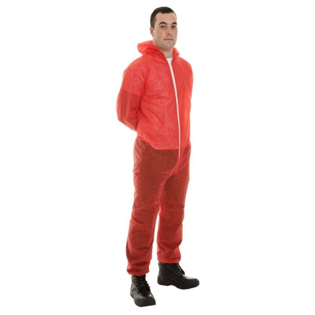 Non-Woven One Time Use Coverall with Hood China Manufacturer