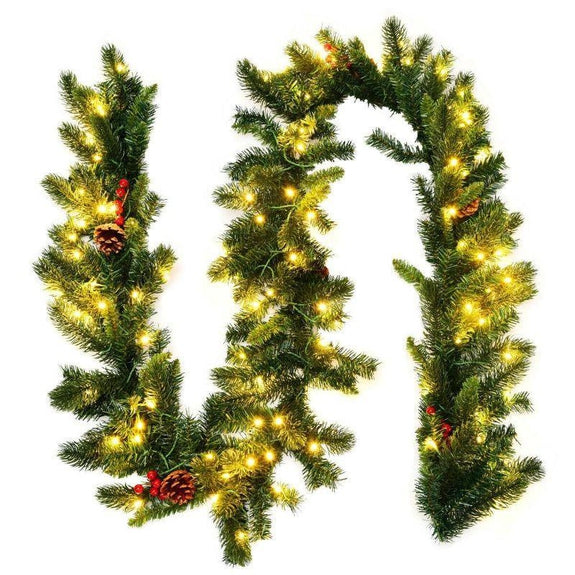 Pre-Lit & Lighted Artificial Garland | Christmas Central