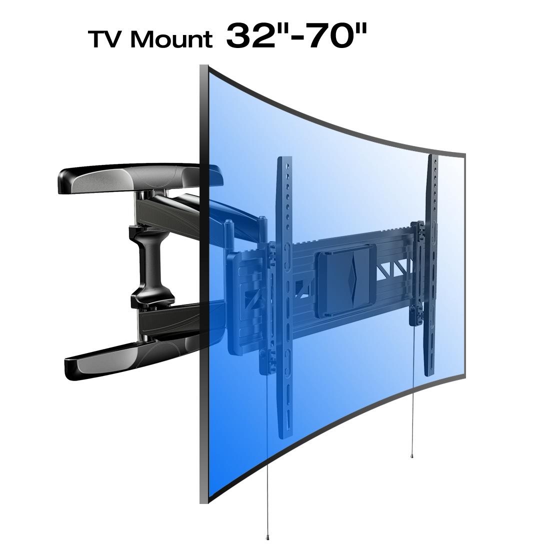 TV Wall Mount with Extra Long Extension | LYTRON TV wall mount