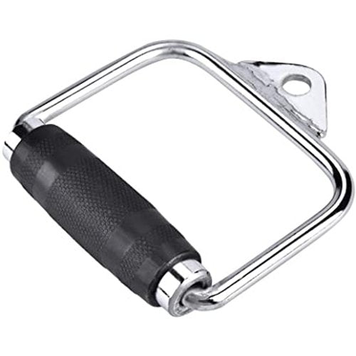 Home Gym Cable Attachment Handle Machine Exercise Chrome