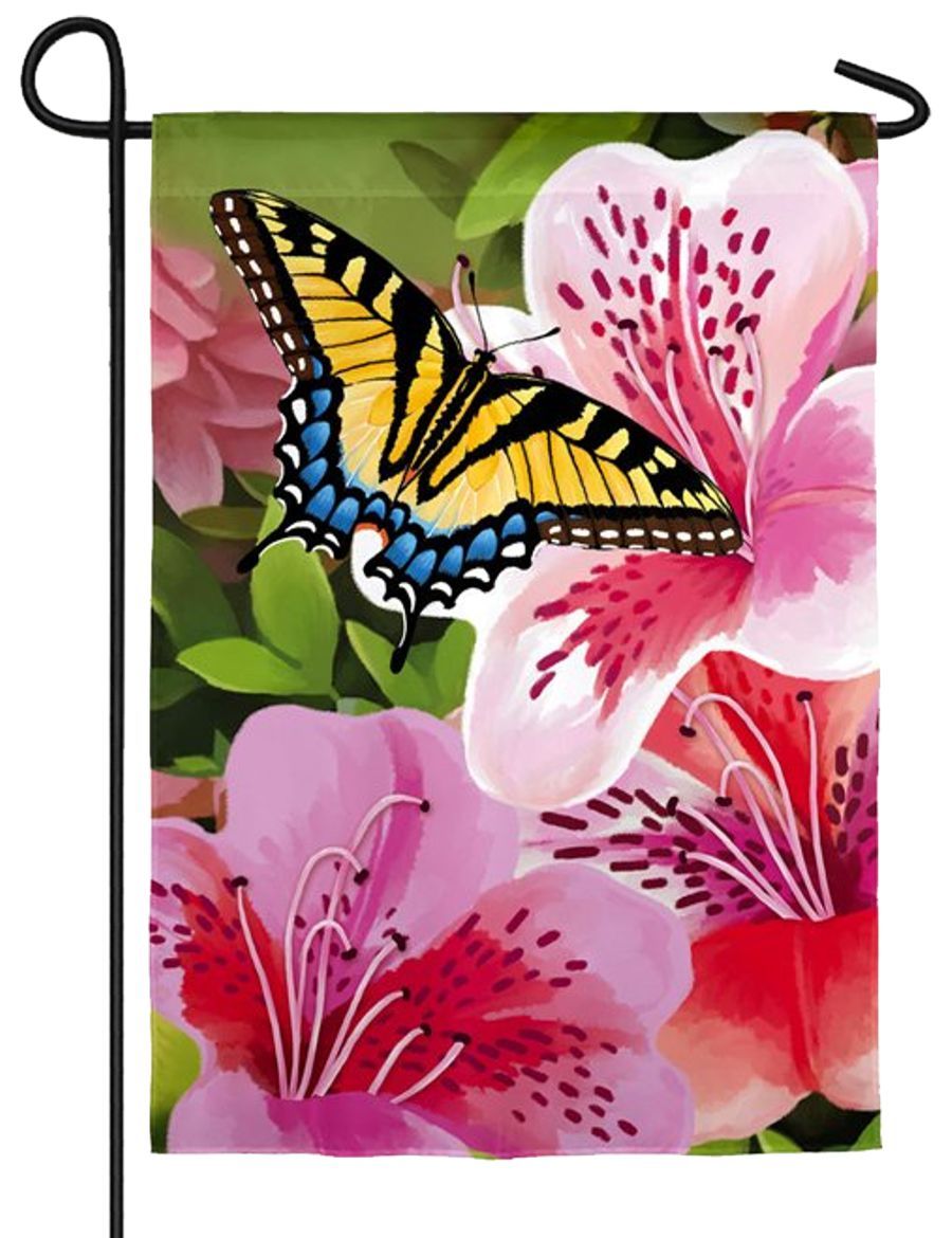 2 pcs Metal Butterfly Garden Yard Decorative Spring New item Signs Stakes