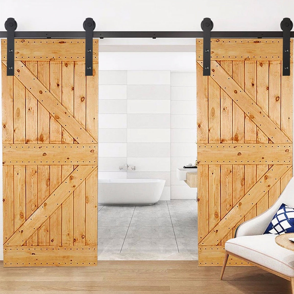 Interior Barn Door Kits Hardware Wine Cellar With Rustic Within Inspirations Sliding Double  cavinitours.com